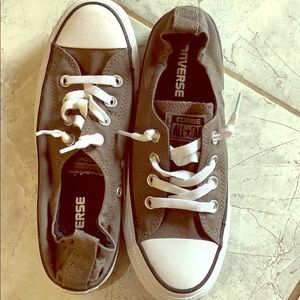 Grey slip on converse size 7